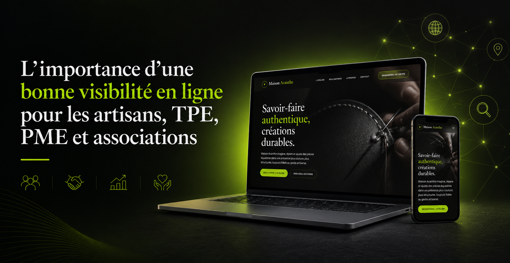 L’importance d’une bonne visibilité en ligne pour les artisans, TPE, PME et associations
